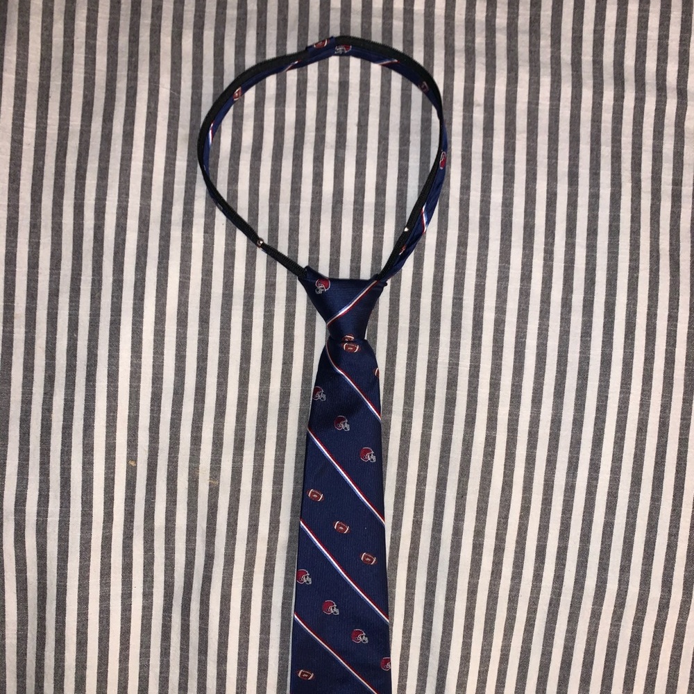 Football themed tie from lord and Taylor